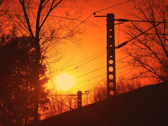 夕阳如画点缀京城！点击收藏腊八节里的冬日美景