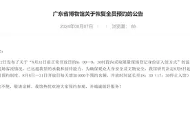 最新变化！广东省博物馆明日起恢复全时段预约图片