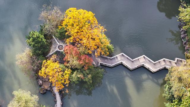 俯瞰初冬景色＃