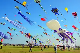 2025青岛石老人沙滩风筝季即将启幕 传统与现代碰撞春日浪漫图片