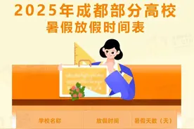 最长66天！成都多所学校放假时间公布图片