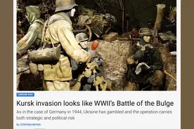 晨枫：在库尔斯克，乌军的战役目的是什么？图片