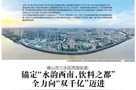 三水西南：锚定“水韵西南，饮料之都”，全力迈进“双千亿”图片