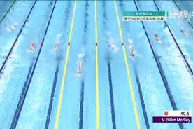 新亚洲纪录！汪顺、覃海洋包揽男子200米个人混合泳决赛冠亚图片