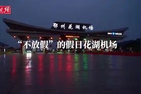 “不放假”的假日花湖机场图片