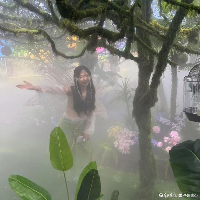现实版“绿野仙踪”，为游客带来清凉
