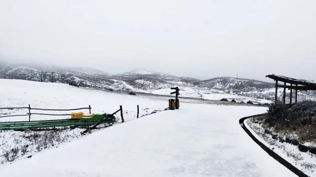 水磨轿顶山，一雪入仙境