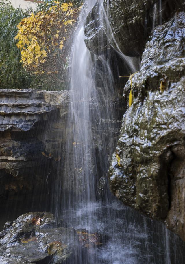 北京二环路边的园林风景