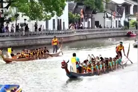 龙舟竞渡迎端午 多地龙舟赛燃情开赛图片