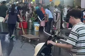 柳江上游出现锑浓度异常，居民大量买水致多家超市桶装水售罄，回应：水质达标请勿恐慌图片