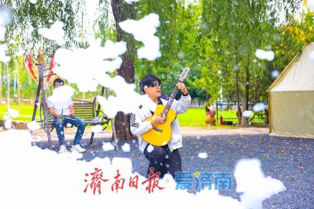 一年四季 泉在济南丨户外休闲新去处 鹊华里露营地焕新迎客