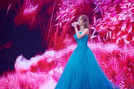 杨丞琳阔别五年广州开唱，李荣浩台下默默看演出图片