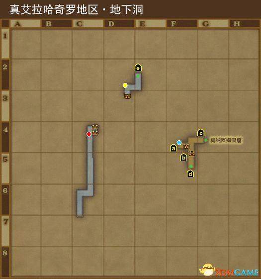 《勇者斗恶龙10：离线版》冷达西亚地图 全宝箱钓鱼点收集点标注