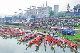 嘉陵江上赛龙舟 奋楫击水庆端午——2024年四川省“百舟竞渡迎端午”集中展演活动、武胜县第28届端午龙舟赛侧记图片