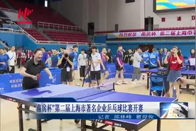 “南房杯”第二届上海市著名企业乒乓球比赛开赛视频封面