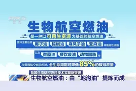 新突破！国产商用飞机加注生物航空燃油完成首飞图片