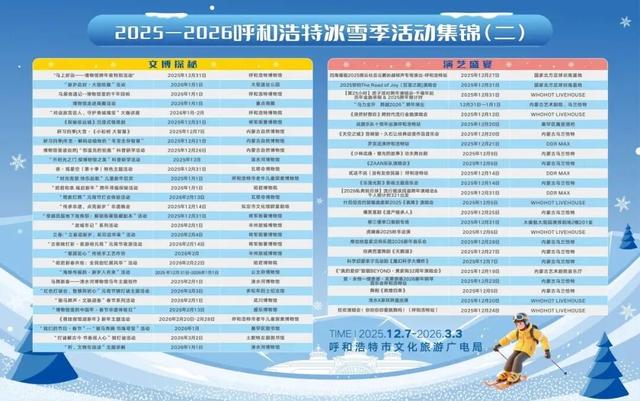 今冬必火！呼和浩特冰雪季300+玩法太顶了