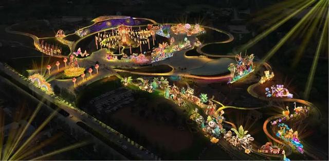 50米巨型孔雀门“领衔”迎春灯会！