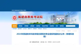 最新！2024福建本科批投档线最低分公布！录取结果可查！图片
