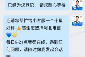 这个寒冬，我有电信线上企微客服全程陪伴图片