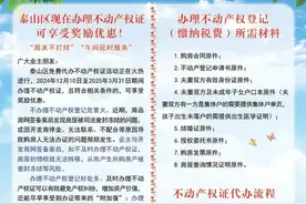 泰安泰山区：免费代办不动产权证 “跑腿”服务解民忧图片