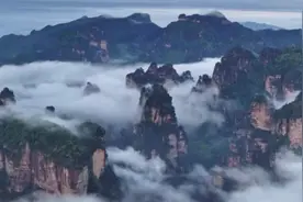 现实版“千里江山图”！张家界国家森林公园云海如画图片