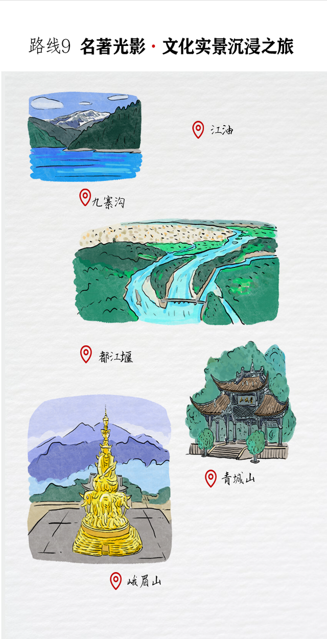 跟着影视游四川！这9条路线快来码住｜锦绣天府·安逸四川