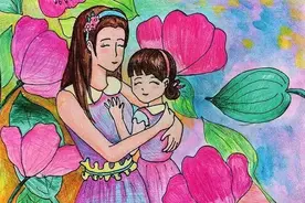 “妈妈，我爱你！”京城小画师送出母亲节最美祝福图片