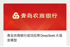 青岛农商行官宣引入DeepSeek，中小银行数据安全再成热点图片