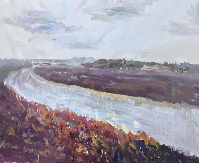 南海新区红海滩入诗入画