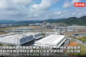 湖南最大智能化单体冷链仓储项目将在湘商大会前启用｜云集湘商 兴业湖南图片