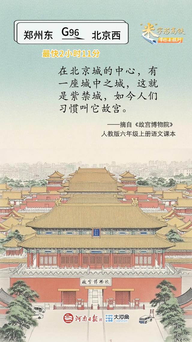课本里的诗和远方，“米”字高铁带你去打卡