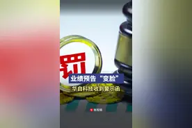 业绩预告“变脸”，华自科技收警示函图片