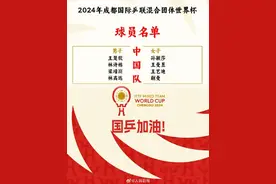 国乒加油！成都混团世界杯名单出炉图片