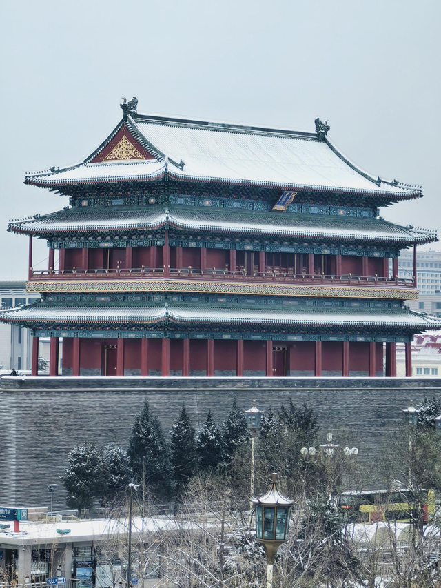 北京下雪了！雪景大片抢先看！外出注意防寒保暖