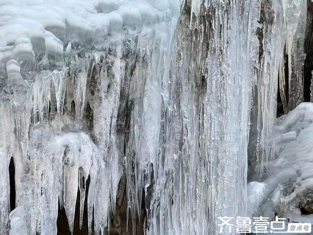 壹点号.秀山东|泰山彩石溪：冰锁崖间，惊艳一冬冬梦