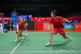 马来西亚羽毛球大师赛：程星/张驰晋级混双八强图片