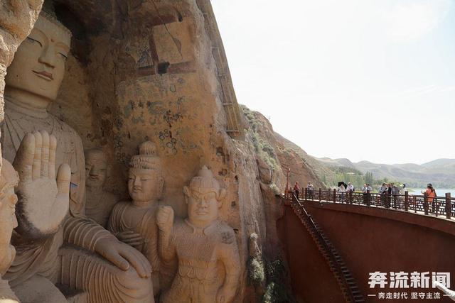 一部手机游甘肃丨天梯山石窟：祁连山下，碧水丹霞间的千年佛光