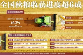 全国秋收地图：总进度超六成 陕西、新疆秋粮有望增产图片