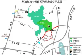 驾驶员请注意！“五一”去熊猫基地看花花，请提前预约通行图片