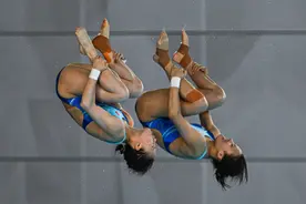 新搭档无缝衔接，陈芋汐掌敏洁夺冠图片