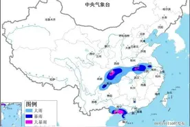 下班快回家！武汉江夏发布雷雨大风黄色预警图片