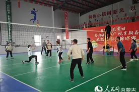 新春走基层｜排球运动热乡村图片