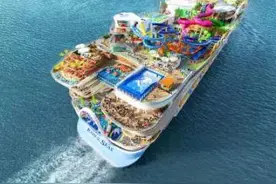 “海洋光谱号”游轮在华复航8个月待客超22万名图片