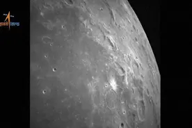 印度“月船3号”着陆后，探月车已经开始工作图片