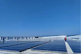 壮观！成都最大单体装机容量分布式光伏项目在东部新区投运图片
