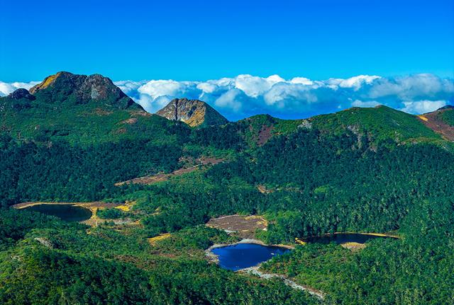 初冬时节 云南丽江老君山九十九龙潭风景如画