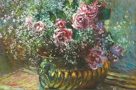 画布上开不尽的那些花儿图片