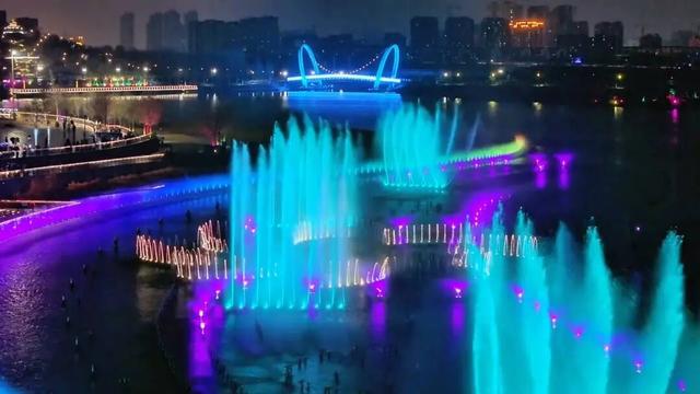 海岱楼、孝妇河......张店化身“夜光宝盒”等你来打卡！