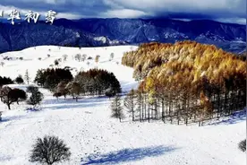 “吉美”的雪景！《父辈的荣耀》白山取景地迎初雪图片
